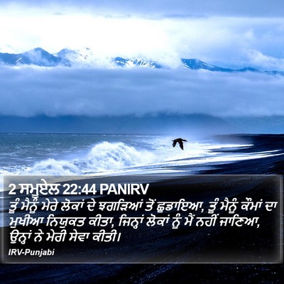 2 ਸਮੂਏਲ 22:44 PANIRV Bible Verse Image
