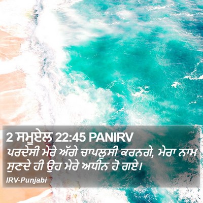 2 ਸਮੂਏਲ 22:45 PANIRV Bible Verse Image