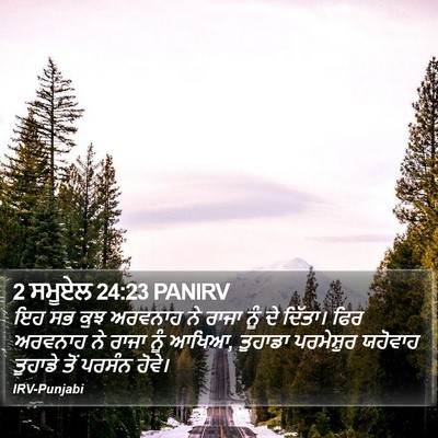 2 ਸਮੂਏਲ 24:23 PANIRV Bible Verse Image