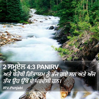 2 ਸਮੂਏਲ 4:3 PANIRV Bible Verse Image