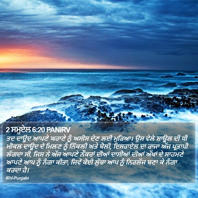 2 ਸਮੂਏਲ 6:20 PANIRV Bible Verse Image