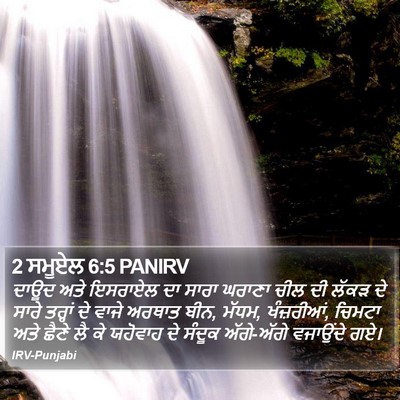 2 ਸਮੂਏਲ 6:5 PANIRV Bible Verse Image