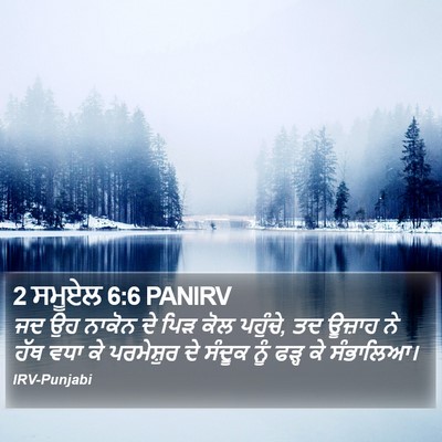 2 ਸਮੂਏਲ 6:6 PANIRV Bible Verse Image