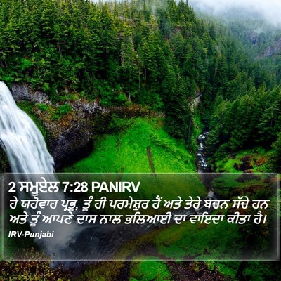 2 ਸਮੂਏਲ 7:28 PANIRV Bible Verse Image