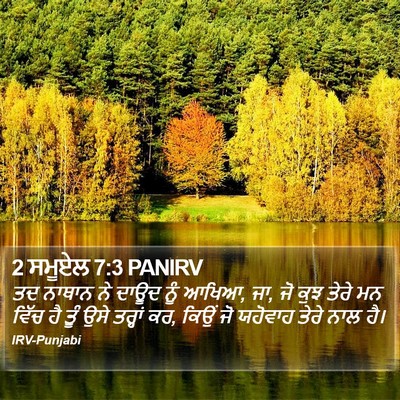 2 ਸਮੂਏਲ 7:3 PANIRV Bible Verse Image