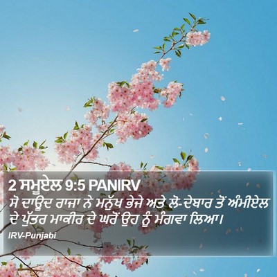 2 ਸਮੂਏਲ 9:5 PANIRV Bible Verse Image