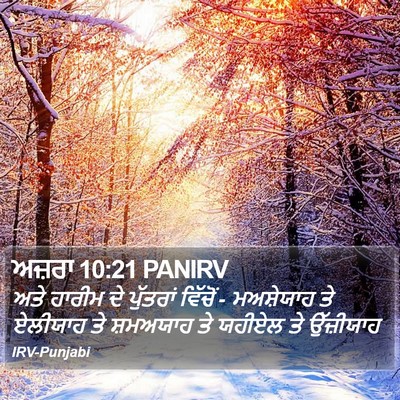 ਅਜ਼ਰਾ 10:21 PANIRV Bible Verse Image
