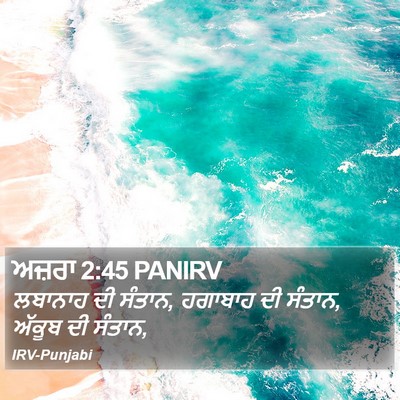 ਅਜ਼ਰਾ 2:45 PANIRV Bible Verse Image