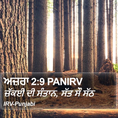 ਅਜ਼ਰਾ 2:9 PANIRV Bible Verse Image