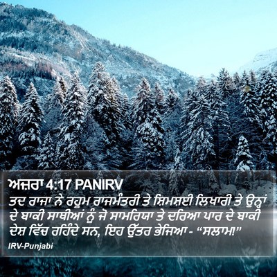 ਅਜ਼ਰਾ 4:17 PANIRV Bible Verse Image