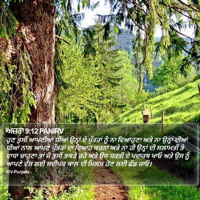 ਅਜ਼ਰਾ 9:12 PANIRV Bible Verse Image