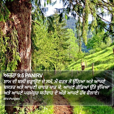 ਅਜ਼ਰਾ 9:5 PANIRV Bible Verse Image