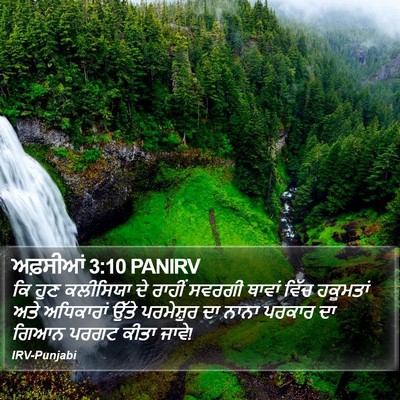 ਅਫ਼ਸੀਆਂ 3:10 PANIRV Bible Verse Image