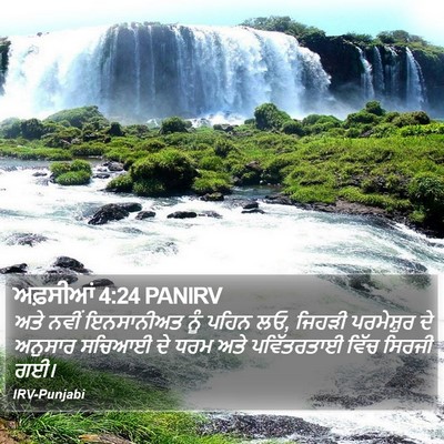 ਅਫ਼ਸੀਆਂ 4:24 PANIRV Bible Verse Image