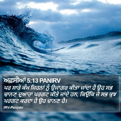 ਅਫ਼ਸੀਆਂ 5:13 PANIRV Bible Verse Image