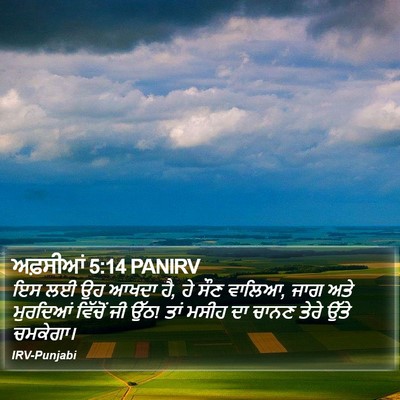 ਅਫ਼ਸੀਆਂ 5:14 PANIRV Bible Verse Image