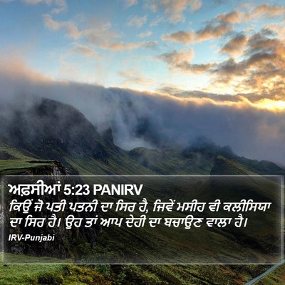 ਅਫ਼ਸੀਆਂ 5:23 PANIRV Bible Verse Image