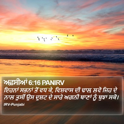 ਅਫ਼ਸੀਆਂ 6:16 PANIRV Bible Verse Image