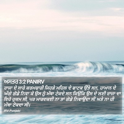 ਅਸਤਰ 3:2 PANIRV Bible Verse Image