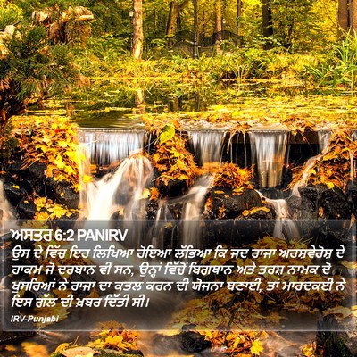 ਅਸਤਰ 6:2 PANIRV Bible Verse Image