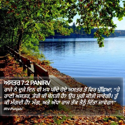 ਅਸਤਰ 7:2 PANIRV Bible Verse Image