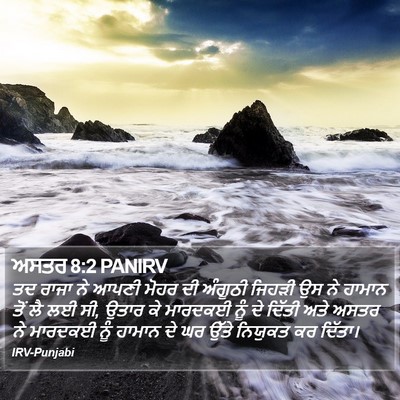 ਅਸਤਰ 8:2 PANIRV Bible Verse Image