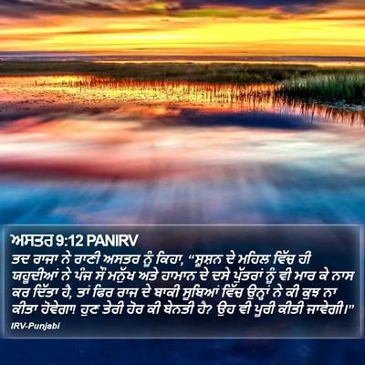 ਅਸਤਰ 9:12 PANIRV Bible Verse Image