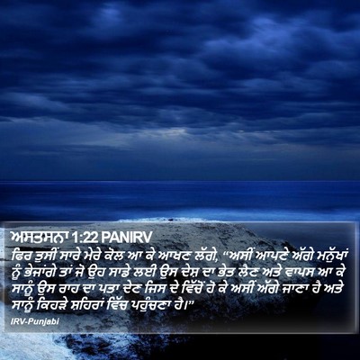 ਅਸਤਸਨਾ 1:22 PANIRV Bible Verse Image