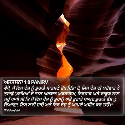 ਅਸਤਸਨਾ 1:8 PANIRV Bible Verse Image