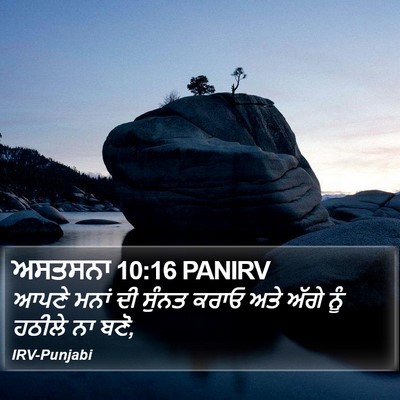ਅਸਤਸਨਾ 10:16 PANIRV Bible Verse Image