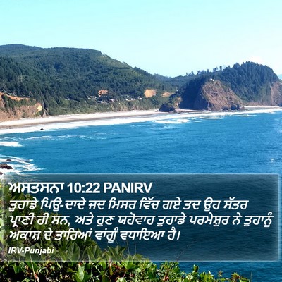 ਅਸਤਸਨਾ 10:22 PANIRV Bible Verse Image