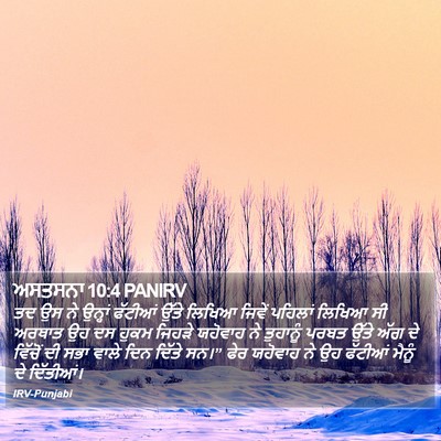 ਅਸਤਸਨਾ 10:4 PANIRV Bible Verse Image