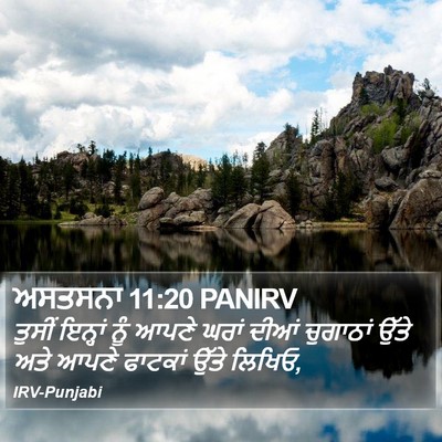 ਅਸਤਸਨਾ 11:20 PANIRV Bible Verse Image