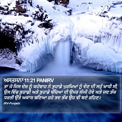 ਅਸਤਸਨਾ 11:21 PANIRV Bible Verse Image
