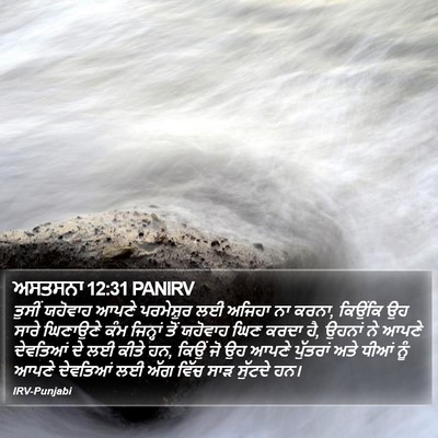 ਅਸਤਸਨਾ 12:31 PANIRV Bible Verse Image