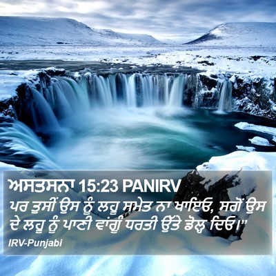 ਅਸਤਸਨਾ 15:23 PANIRV Bible Verse Image