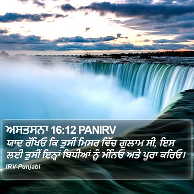 ਅਸਤਸਨਾ 16:12 PANIRV Bible Verse Image