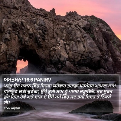 ਅਸਤਸਨਾ 16:6 PANIRV Bible Verse Image