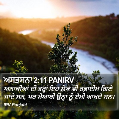 ਅਸਤਸਨਾ 2:11 PANIRV Bible Verse Image