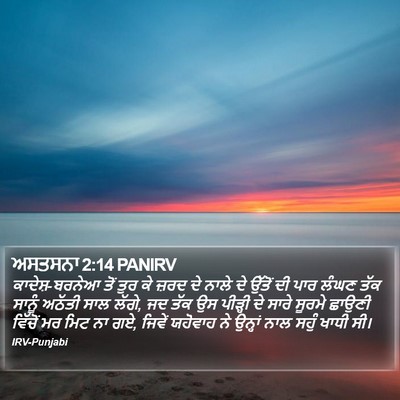 ਅਸਤਸਨਾ 2:14 PANIRV Bible Verse Image