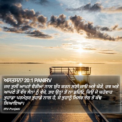 ਅਸਤਸਨਾ 20:1 PANIRV Bible Verse Image