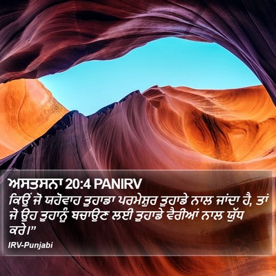 ਅਸਤਸਨਾ 20:4 PANIRV Bible Verse Image