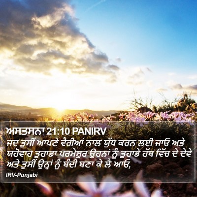 ਅਸਤਸਨਾ 21:10 PANIRV Bible Verse Image