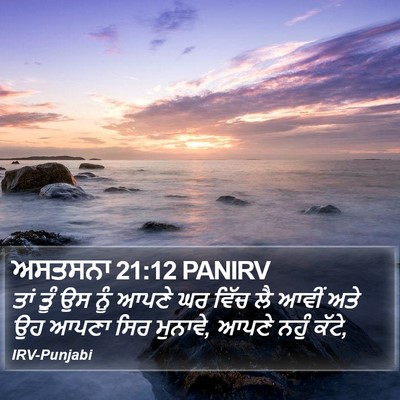 ਅਸਤਸਨਾ 21:12 PANIRV Bible Verse Image