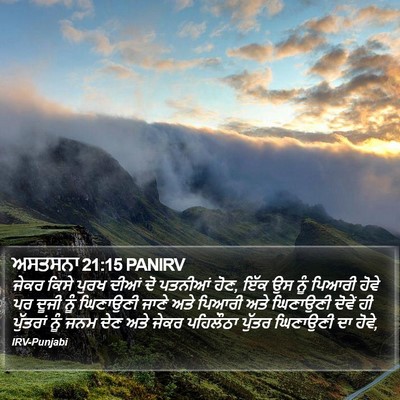 ਅਸਤਸਨਾ 21:15 PANIRV Bible Verse Image