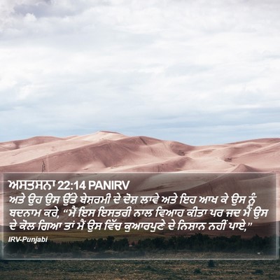 ਅਸਤਸਨਾ 22:14 PANIRV Bible Verse Image