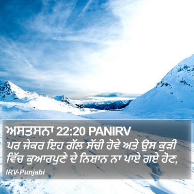 ਅਸਤਸਨਾ 22:20 PANIRV Bible Verse Image