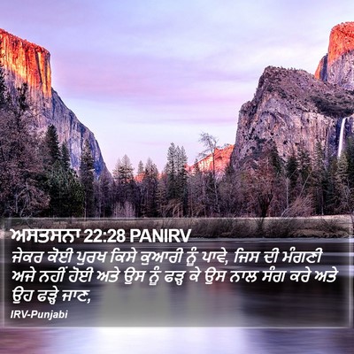 ਅਸਤਸਨਾ 22:28 PANIRV Bible Verse Image