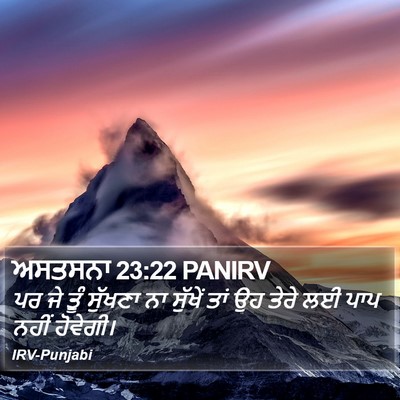 ਅਸਤਸਨਾ 23:22 PANIRV Bible Verse Image
