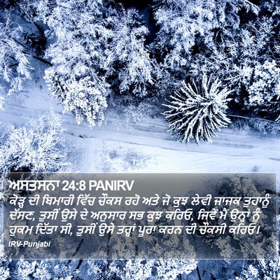 ਅਸਤਸਨਾ 24:8 PANIRV Bible Verse Image